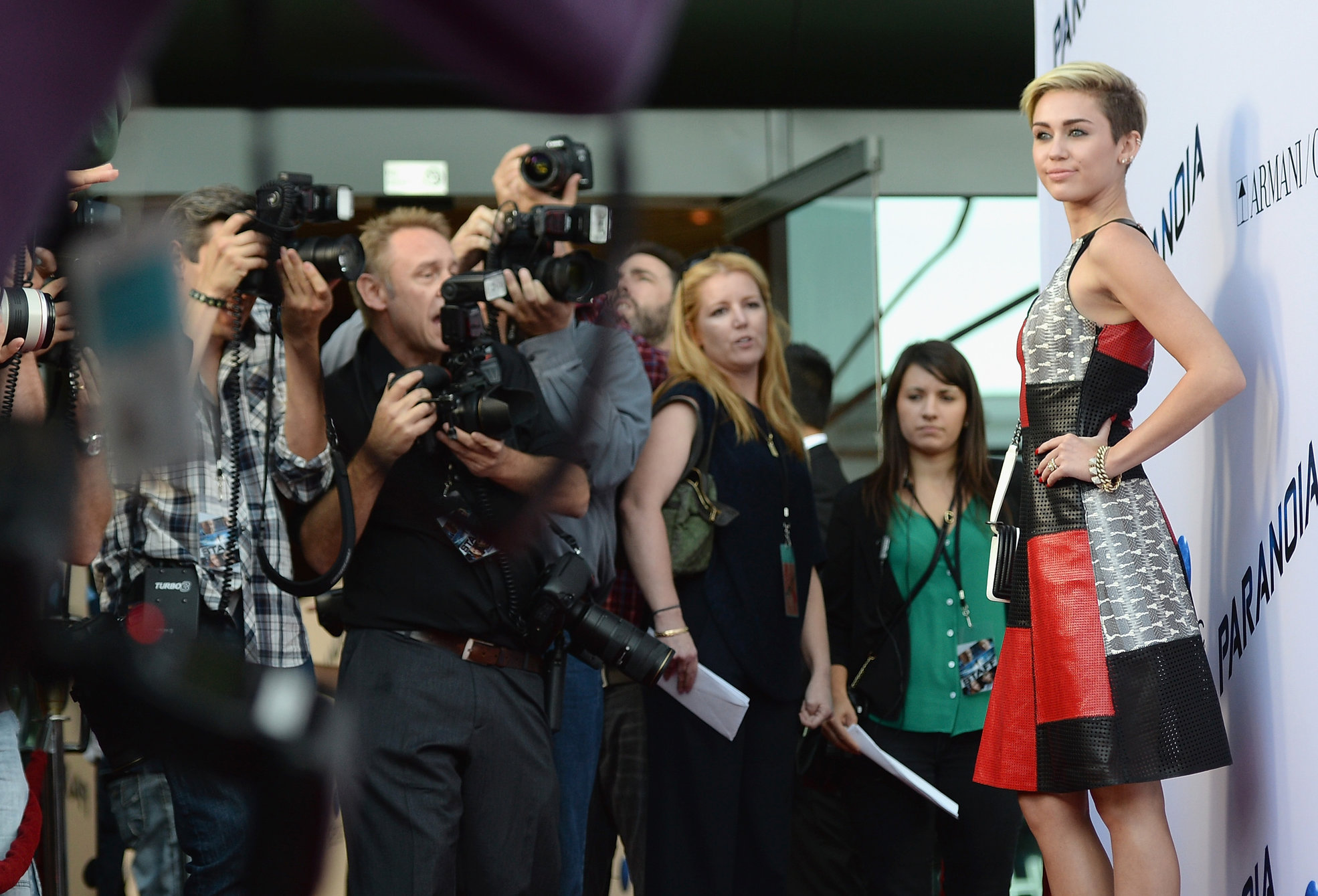 Miley Cyrus  Paranoia  Los Angeles Premiere -- Aug. 8, 2013 