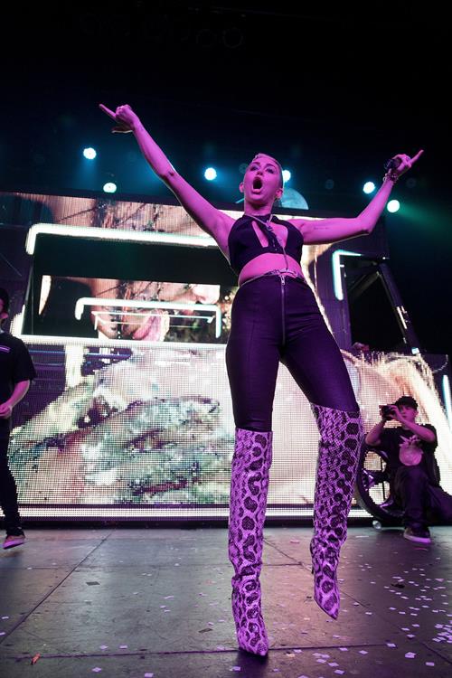 Miley Cyrus Borgore's Christmas Creampies Concert in Hollywood 12/8/12 