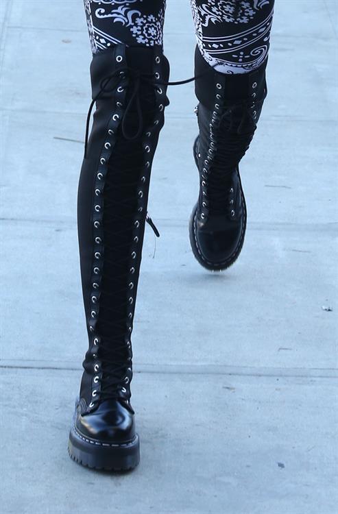 Miley Cyrus out and about in Burbank 10/26/12