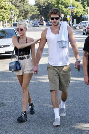 Miley Cyrus out and about in Santa Monica 9/29/12 