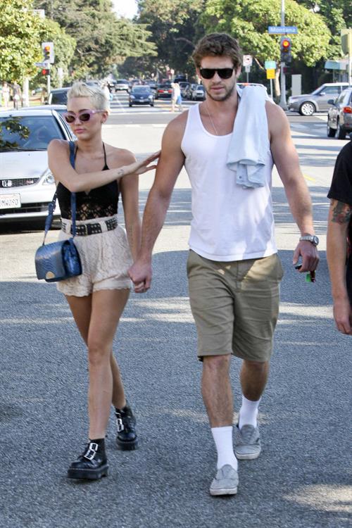 Miley Cyrus out and about in Santa Monica 9/29/12 