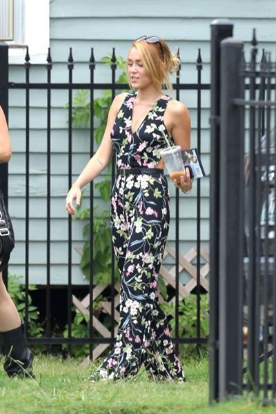 Miley Cyrus out in New Orleans, June 8, 2012