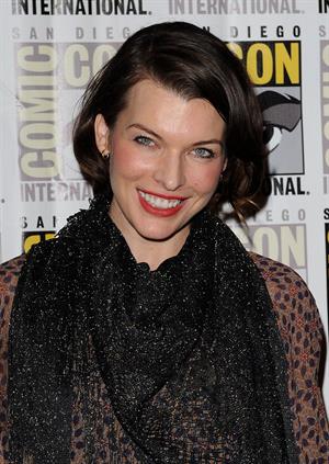 Milla Jovovich -  Resident Evil: Retribution  Press Room at Comic-Con 2012 in San Diego (July 13, 2012)
