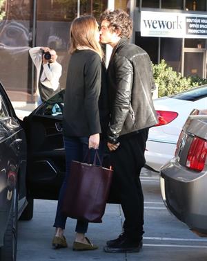 Miranda kerr outside a spa in LA on January 4th 2013  