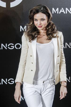 Miranda Kerr introduced as the new Face of Mango in Madrid, Spain 12/11/12 
