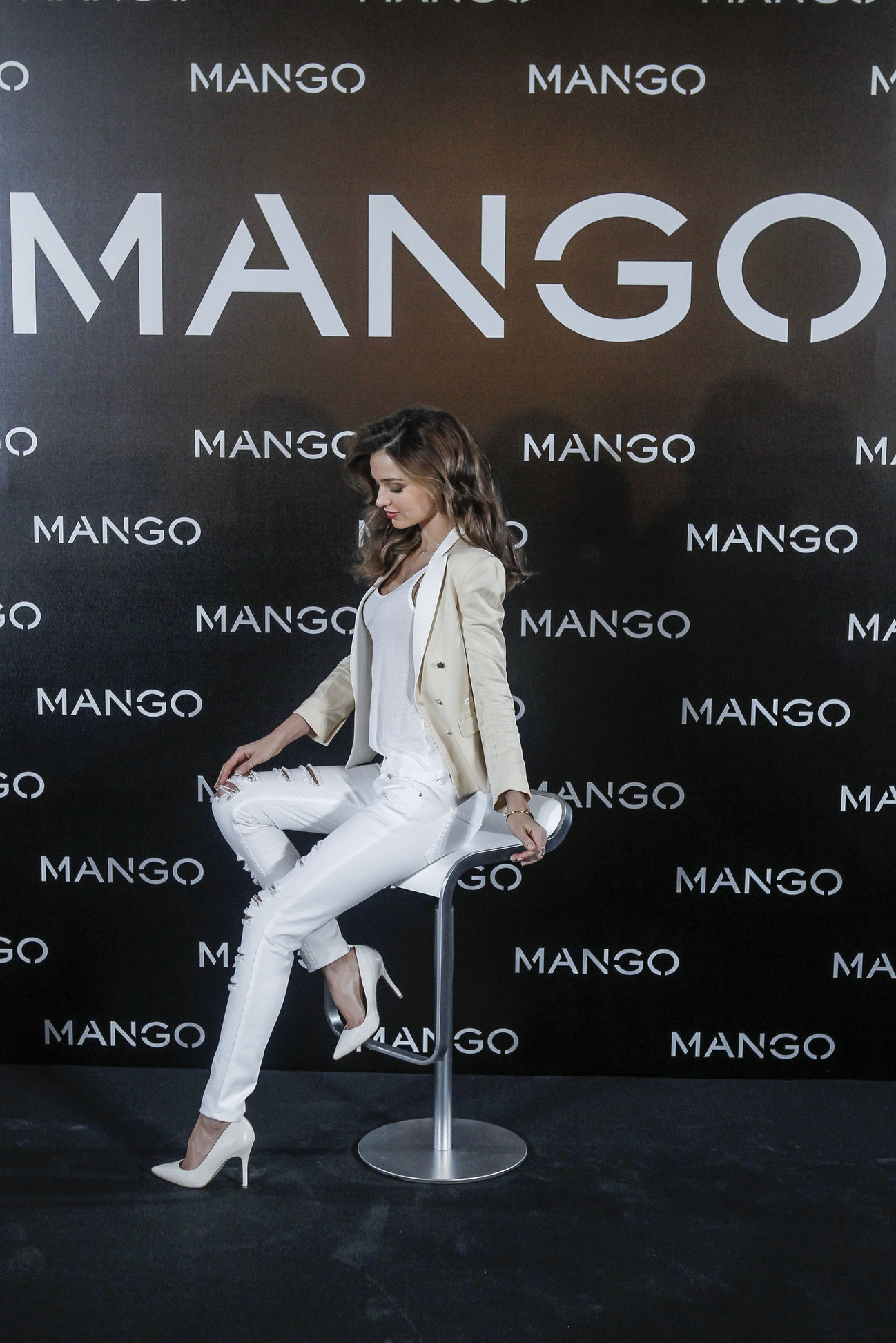 Miranda Kerr introduced as the new Face of Mango in Madrid, Spain 12/11/12 