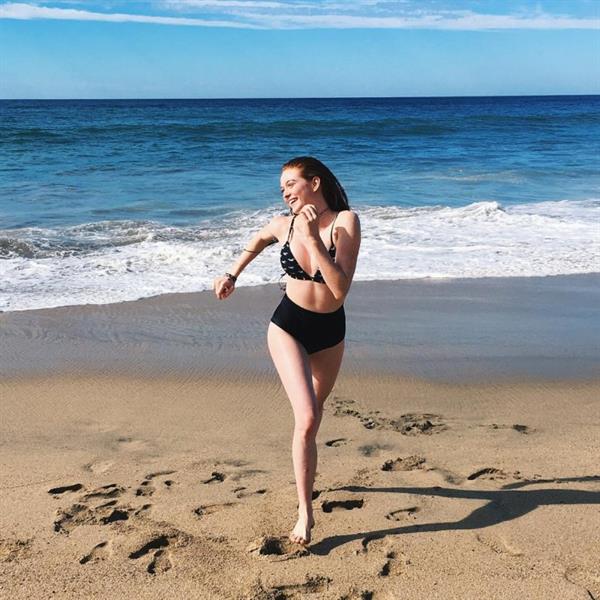 Larsen Thompson in a bikini