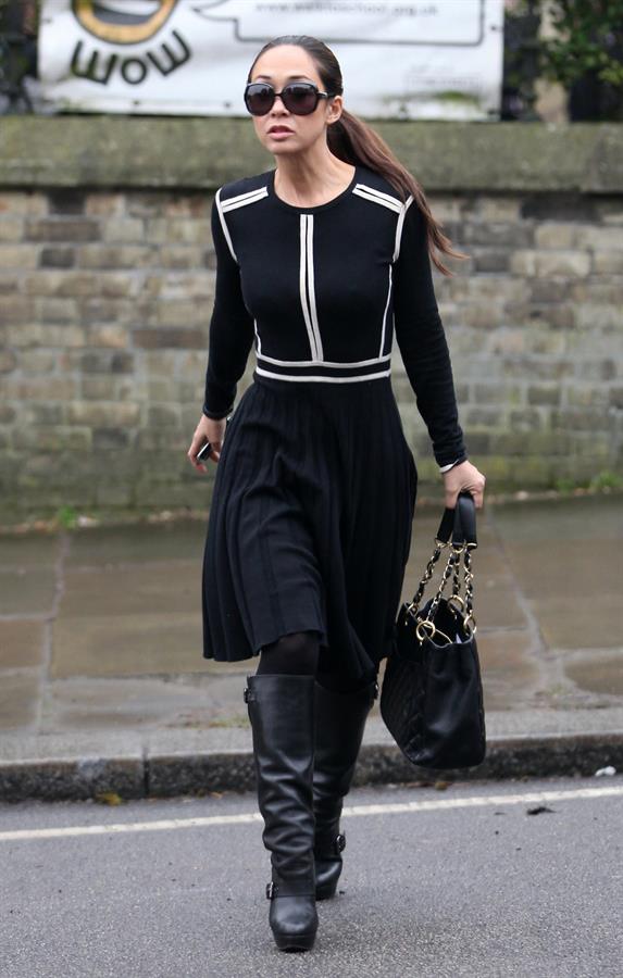 Myleene Klass in London on March 1, 2013