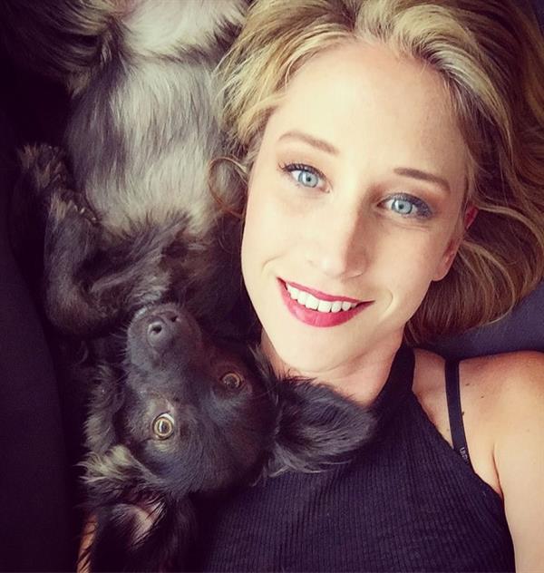 Maude Garrett taking a selfie