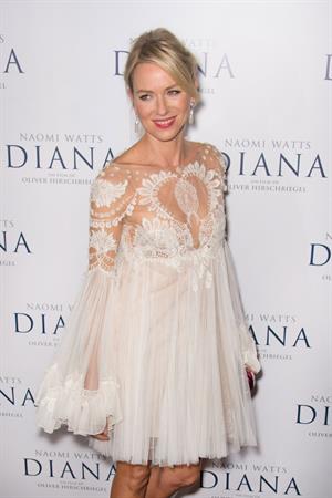 Naomi Watts  Diana  Paris Premiere on September 6, 2013 