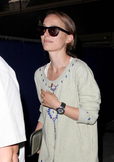Natalie Portman arrives at LAX Airport - May 30, 2013 