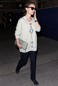 Natalie Portman arrives at LAX Airport - May 30, 2013 