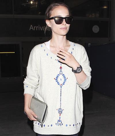 Natalie Portman arrives at LAX Airport - May 30, 2013 