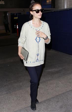 Natalie Portman arrives at LAX Airport - May 30, 2013 