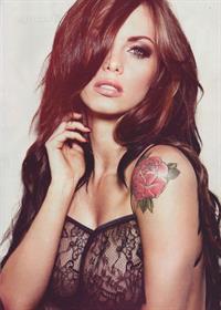 Jessica-Jane Clement in lingerie