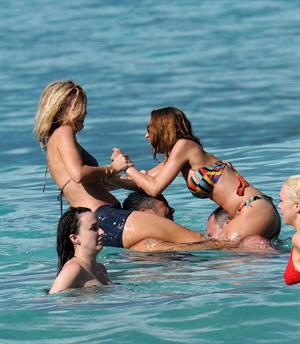 Jessica Alba bikini candids in St. Barts 4/5/13 