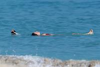 Nicole Trunfio bikini candids in Miami Beach 11/1/12