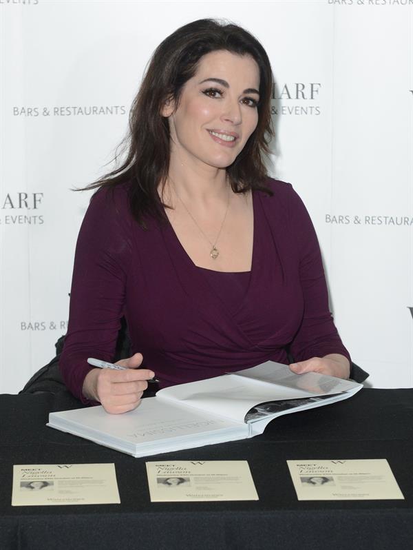 Nigella Lawson Book Signing in Canary Wharf - October 24, 2012 