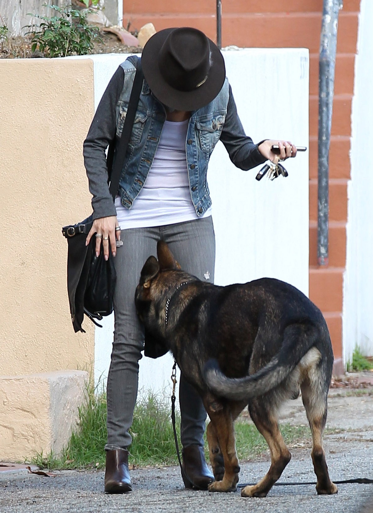 Nikki Reed Takes her dog out for a walk in Sherman Oaks, California (November 19, 2012) 