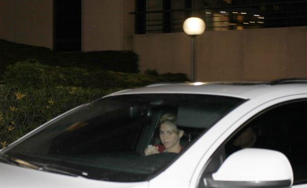 Shakira Leaving a their future home with fiance Gerard Pique in Barcelona, Spain (November 14, 2012) 