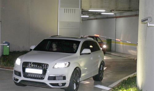 Shakira Leaving a their future home with fiance Gerard Pique in Barcelona, Spain (November 14, 2012) 