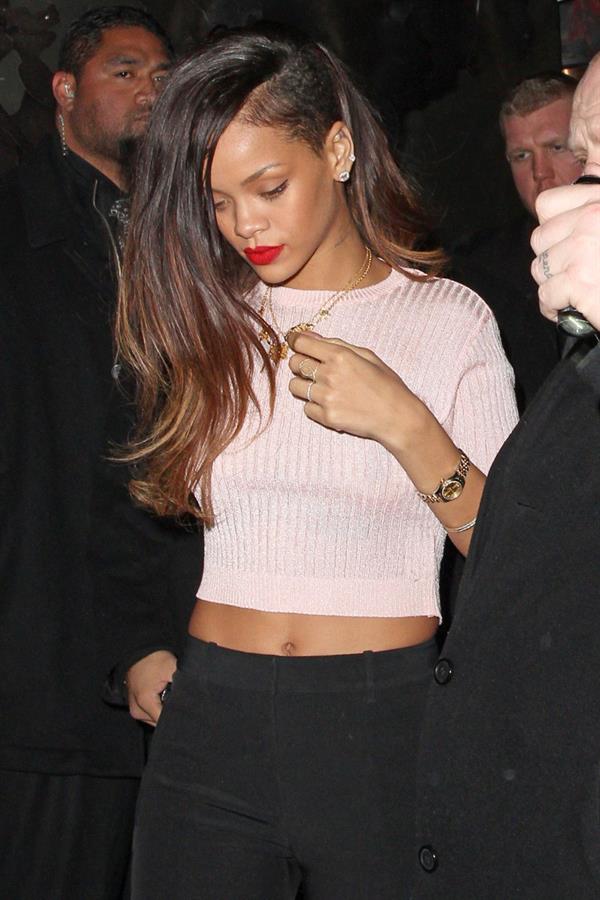Rihanna at The Robury in Hollywood 1/10/13  