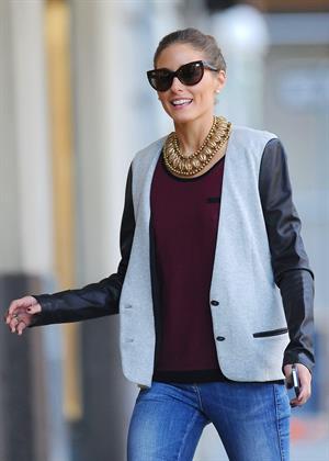 Olivia Palermo Steps out to greet a friend in Brooklyn - September 21, 2012 