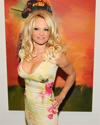 Pamela Anderson Attends GAGOSIAN Gallery Opening of Richard Prince:Cowboy in LA 21.02.13 