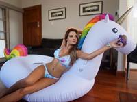 Sarah Louise Harris in a bikini