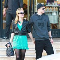 Paris Hilton and River Viiperi at Barneys doing some shopping in Beverly Hills