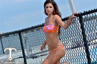 Emily Kugler in a bikini