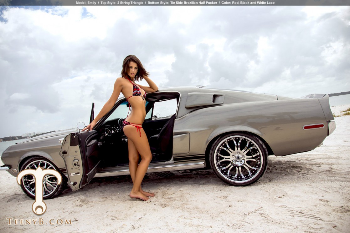 Emily Kugler in a bikini - ass