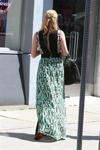 Paris Hilton stops by Anastasia Spa in Beverly Hills, California April 10, 2013 