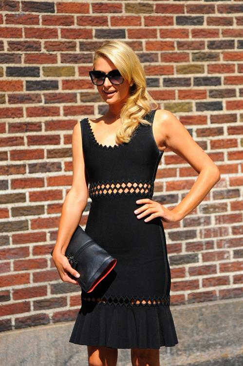 Paris Hilton at the 'Late Show with David Letterman May 2, 2013