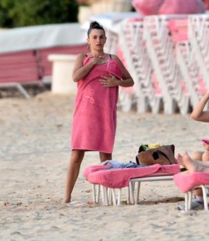 Penelope Cruz holidaying in Barbados 3/13/13  