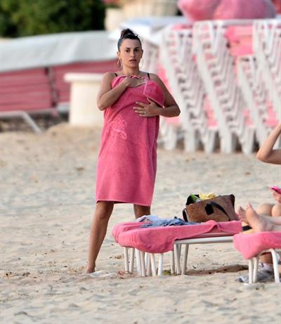 Penelope Cruz holidaying in Barbados 3/13/13  