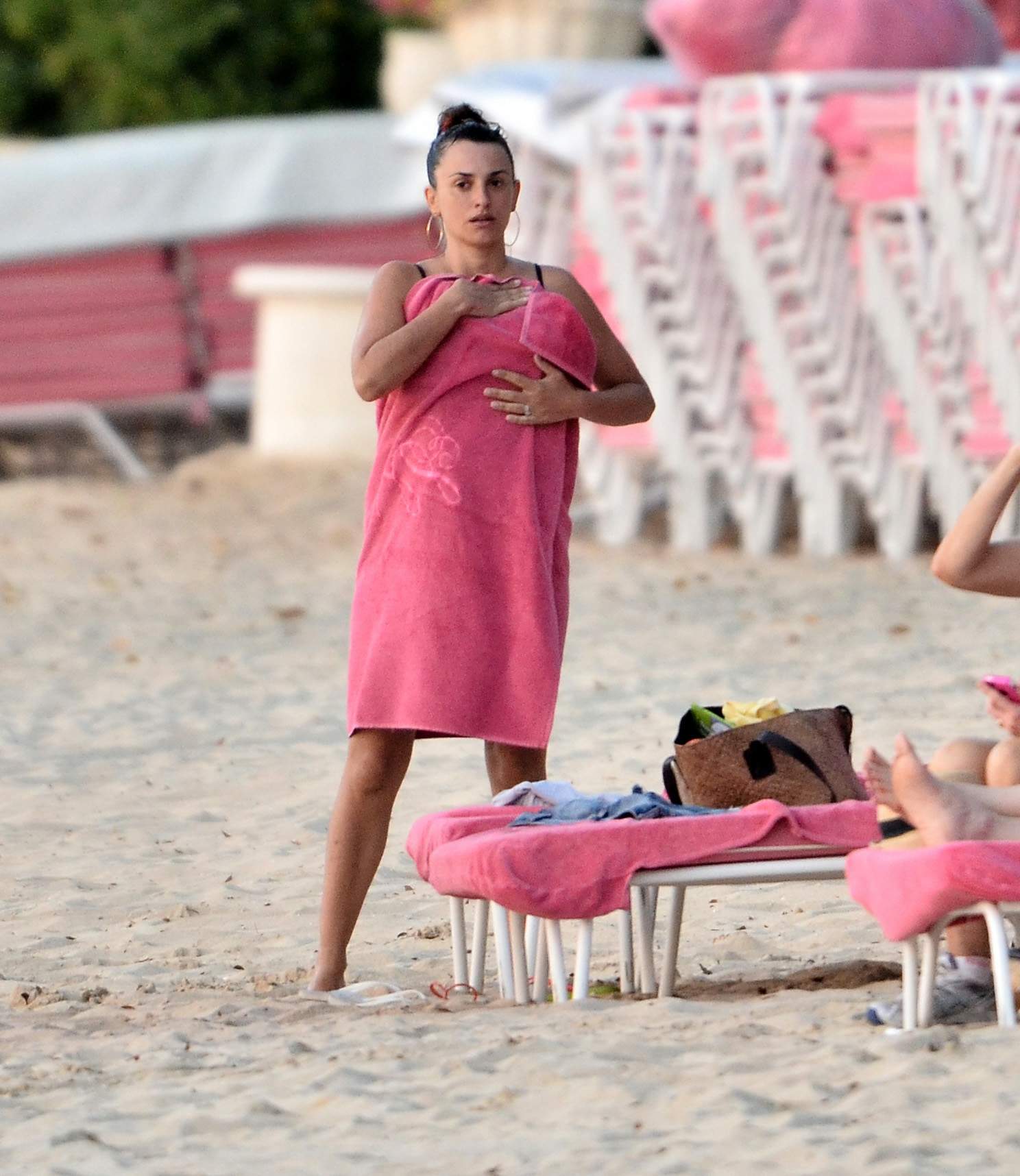 Penelope Cruz holidaying in Barbados 3/13/13  