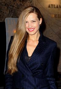 Petra Nemcova Empire State Building in NYC 10/16/12 