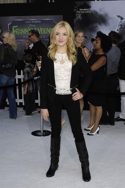 Peyton List Frankenweenie premiere LA 9/24/12 