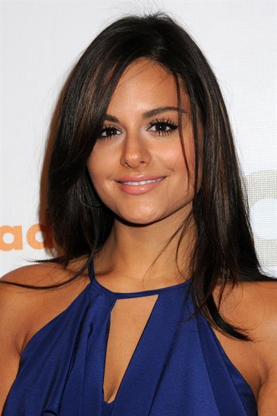 Pia Toscano OUT celebrates 20th anniversary Hollywood 10/9/12 