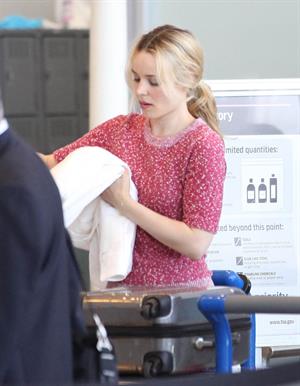 Rachel McAdams - Departs on a flight at LAX airport - August 9, 2012