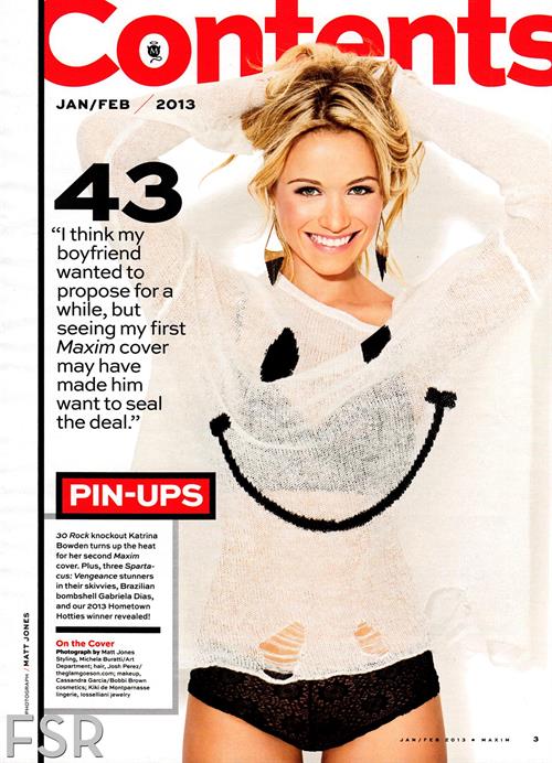 Katrina Bowden in lingerie