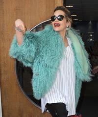 Rita Ora - Arriving to BBC Maida Vale Studios in London August 10, 2012