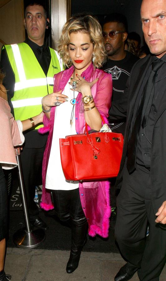 Rita Ora at DSTRKT Club in London on August 10, 2012