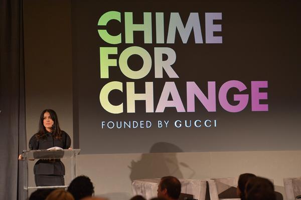 Salma Hayek - Chime for Change launch 2/28/13  