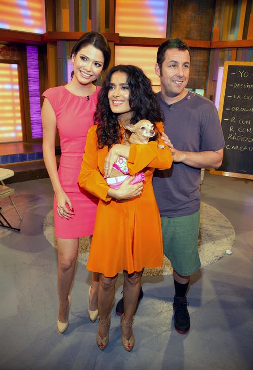 Salma Hayek Univision's Despierta America in Miami 08.07.13