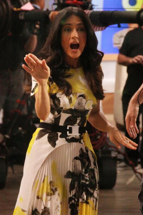 Salma Hayek - At the Good Morning America show in New York City (11.07.2013) 