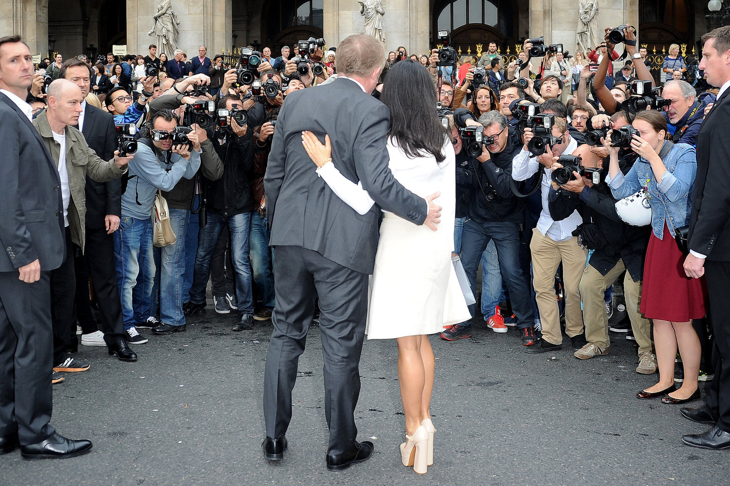 Salma Hayek at the Stella McCartney fashion show at Paris Fashion Week - Sep. 30, 2013 