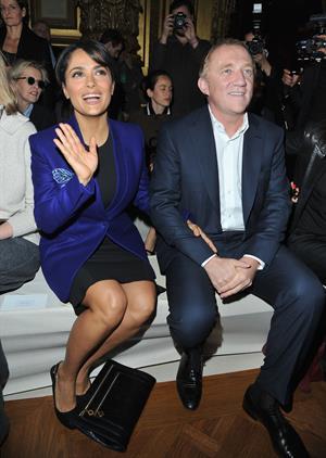 Salma Hayek Stella McCartney fashion show in Paris - October 1, 2012 