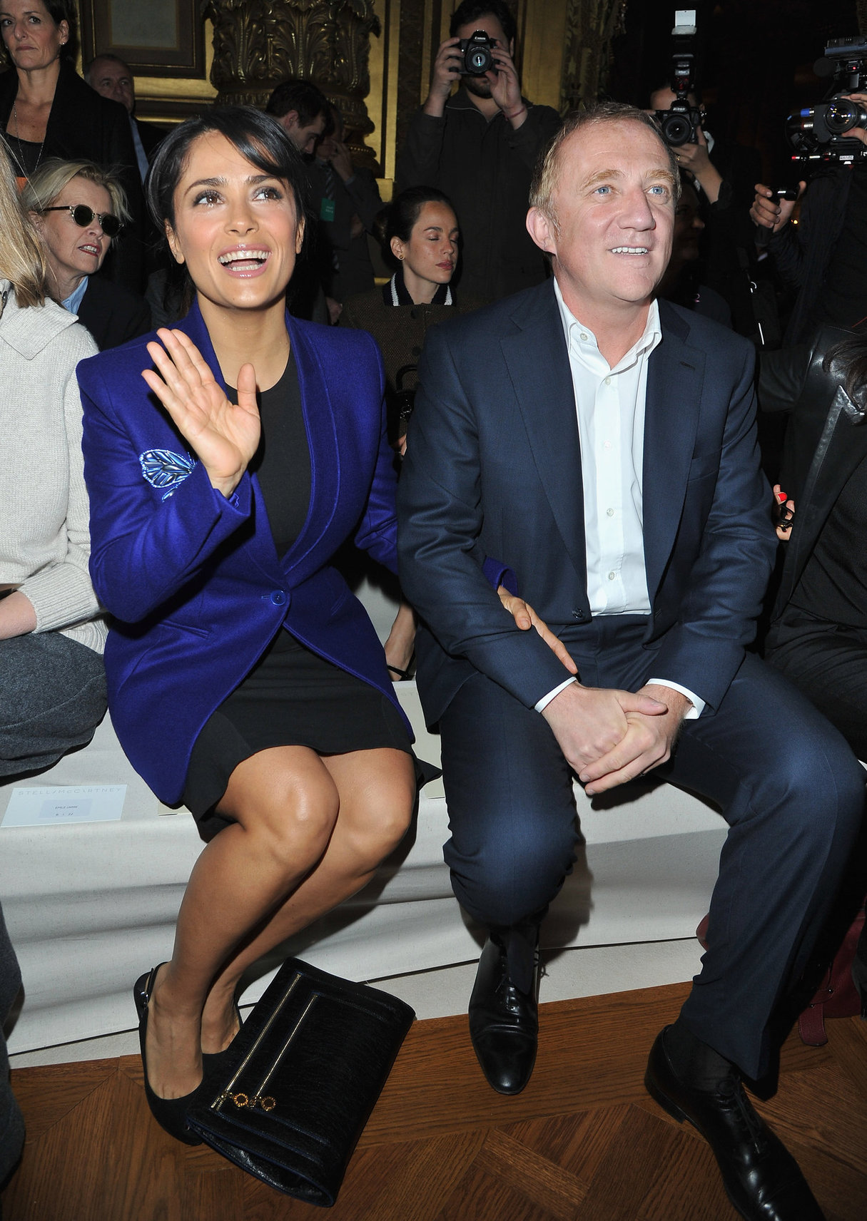 Salma Hayek Stella McCartney fashion show in Paris - October 1, 2012 